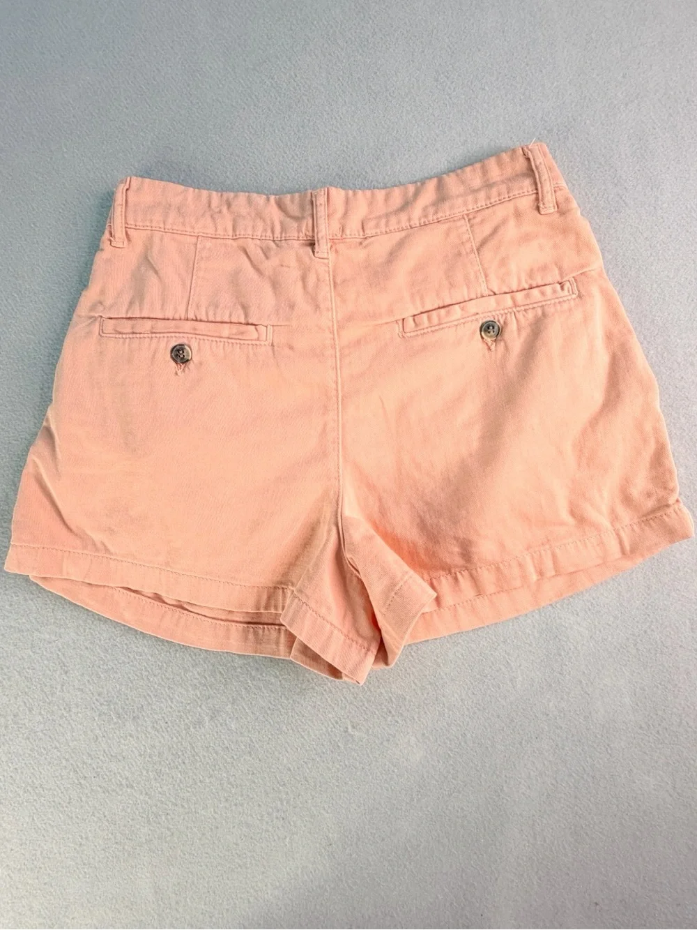 Free People Billie Chino Shorts Pleated Rose Pink Size 4 Beachy Boho Summer Girl
